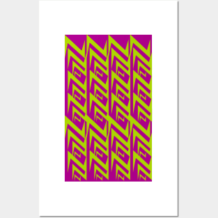 zigzag Posters and Art